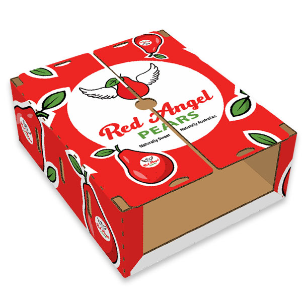 Red Angel pears brand